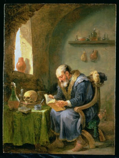 Der Alchemist von David Teniers the Younger